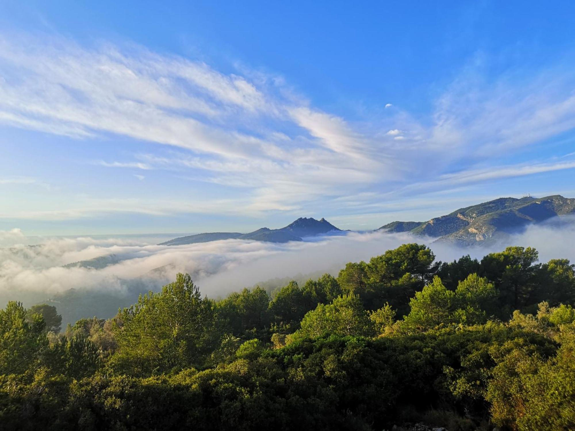 La Cueva De Miravet - Villa De Lujo En La Cima De La Montana Con Vistas Al Mar 卡巴尼斯 外观 照片