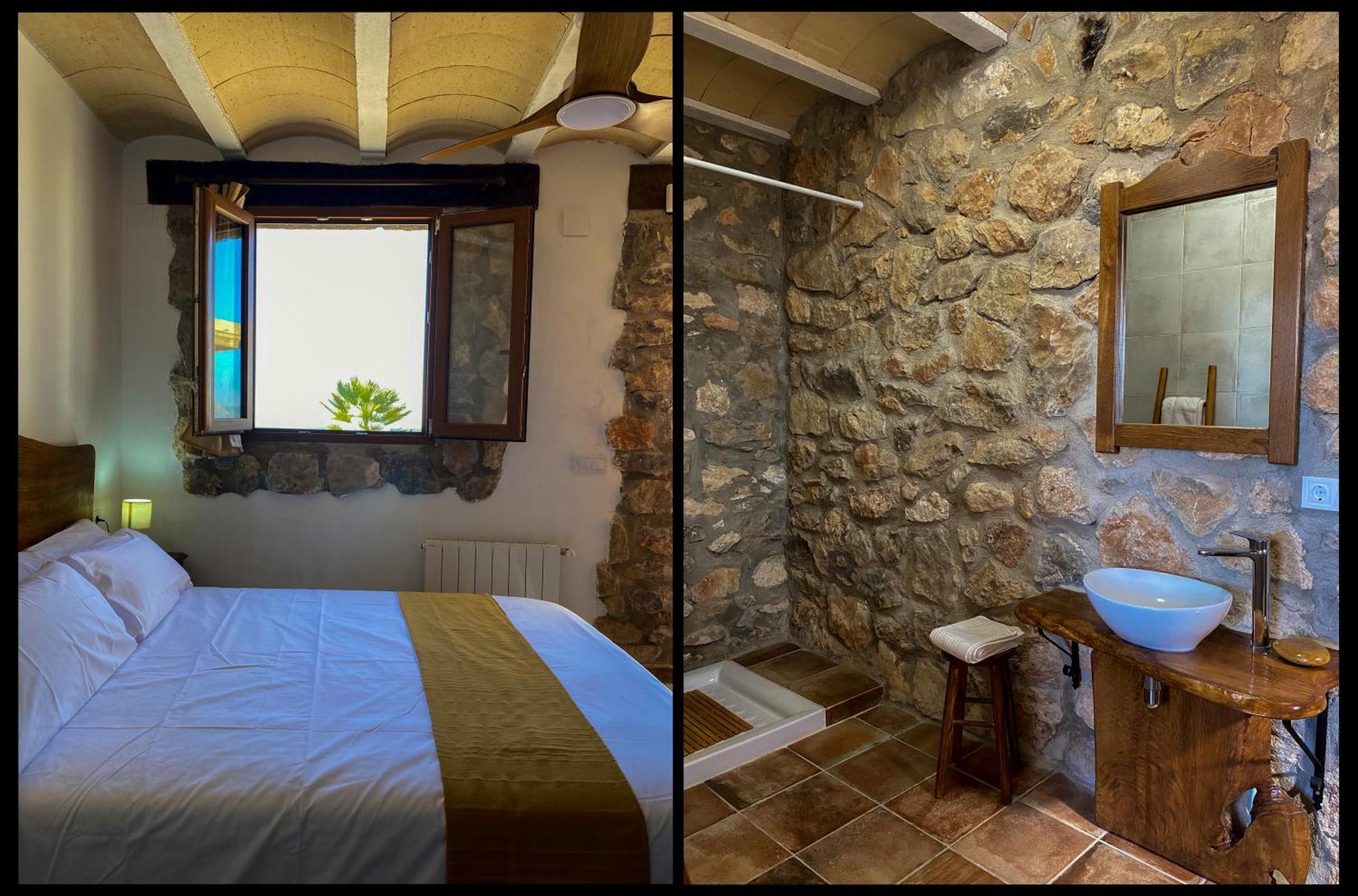 La Cueva De Miravet - Villa De Lujo En La Cima De La Montana Con Vistas Al Mar 卡巴尼斯 外观 照片