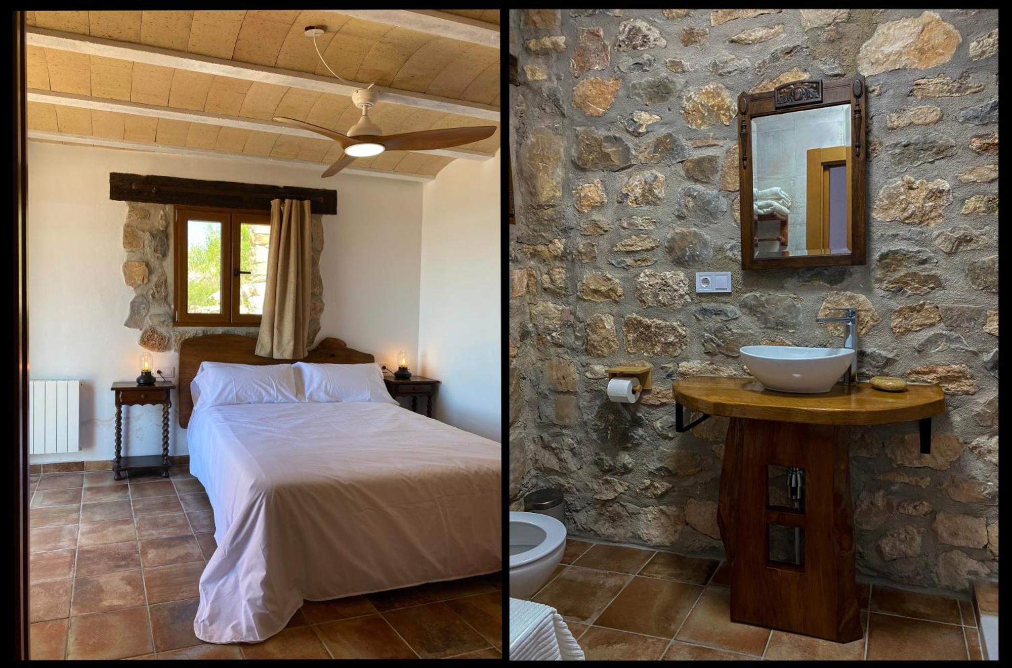 La Cueva De Miravet - Villa De Lujo En La Cima De La Montana Con Vistas Al Mar 卡巴尼斯 外观 照片