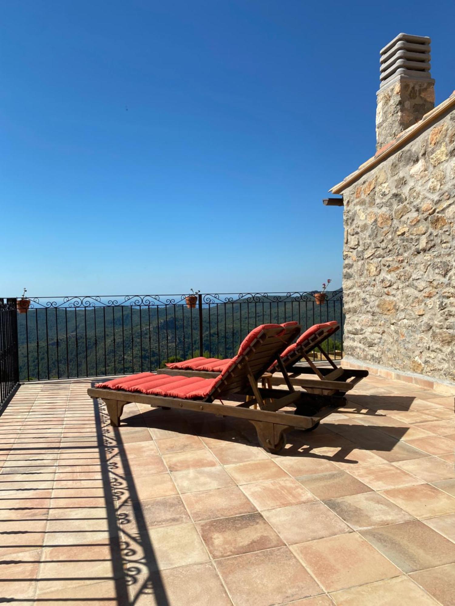 La Cueva De Miravet - Villa De Lujo En La Cima De La Montana Con Vistas Al Mar 卡巴尼斯 外观 照片