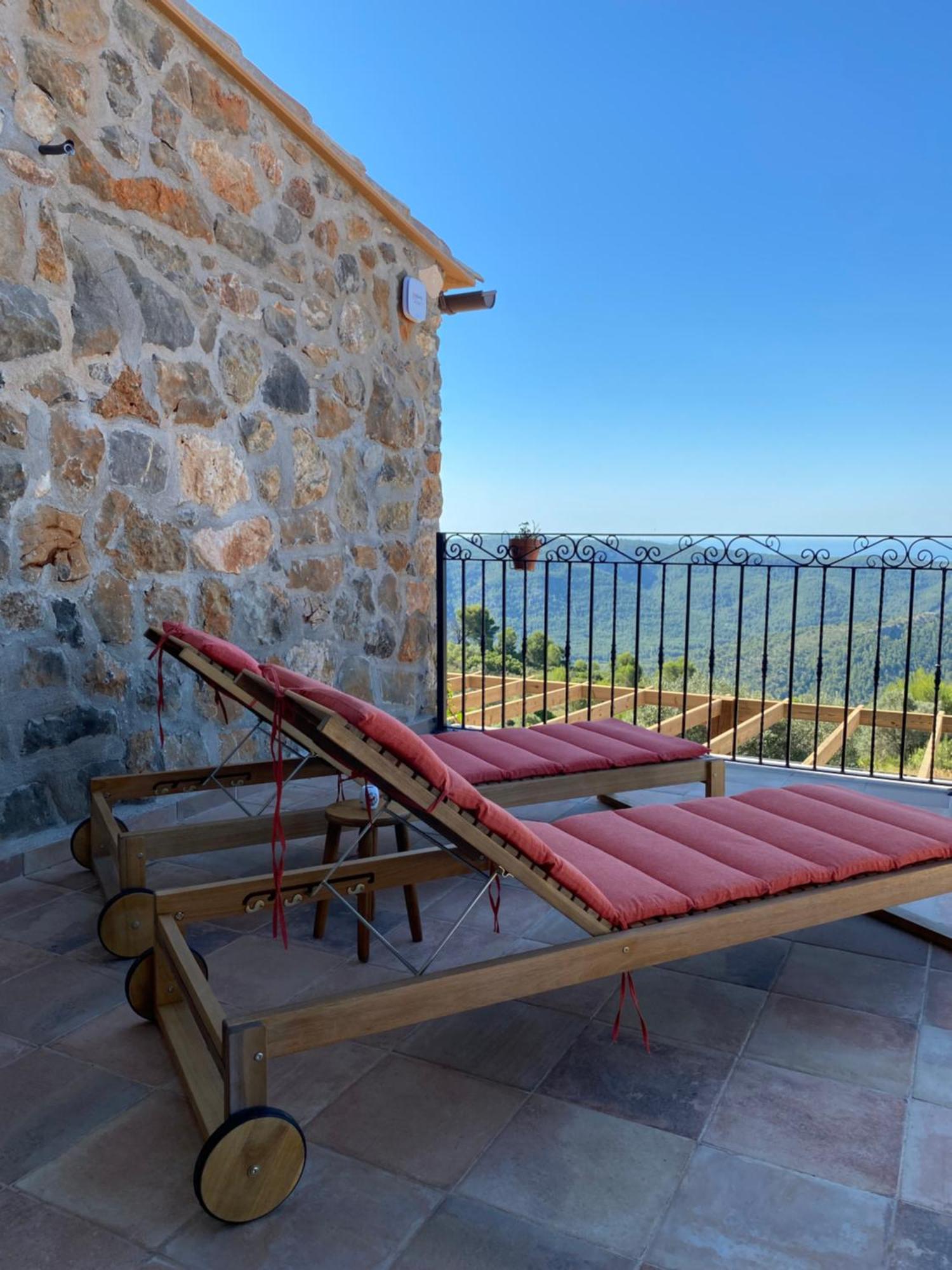La Cueva De Miravet - Villa De Lujo En La Cima De La Montana Con Vistas Al Mar 卡巴尼斯 外观 照片